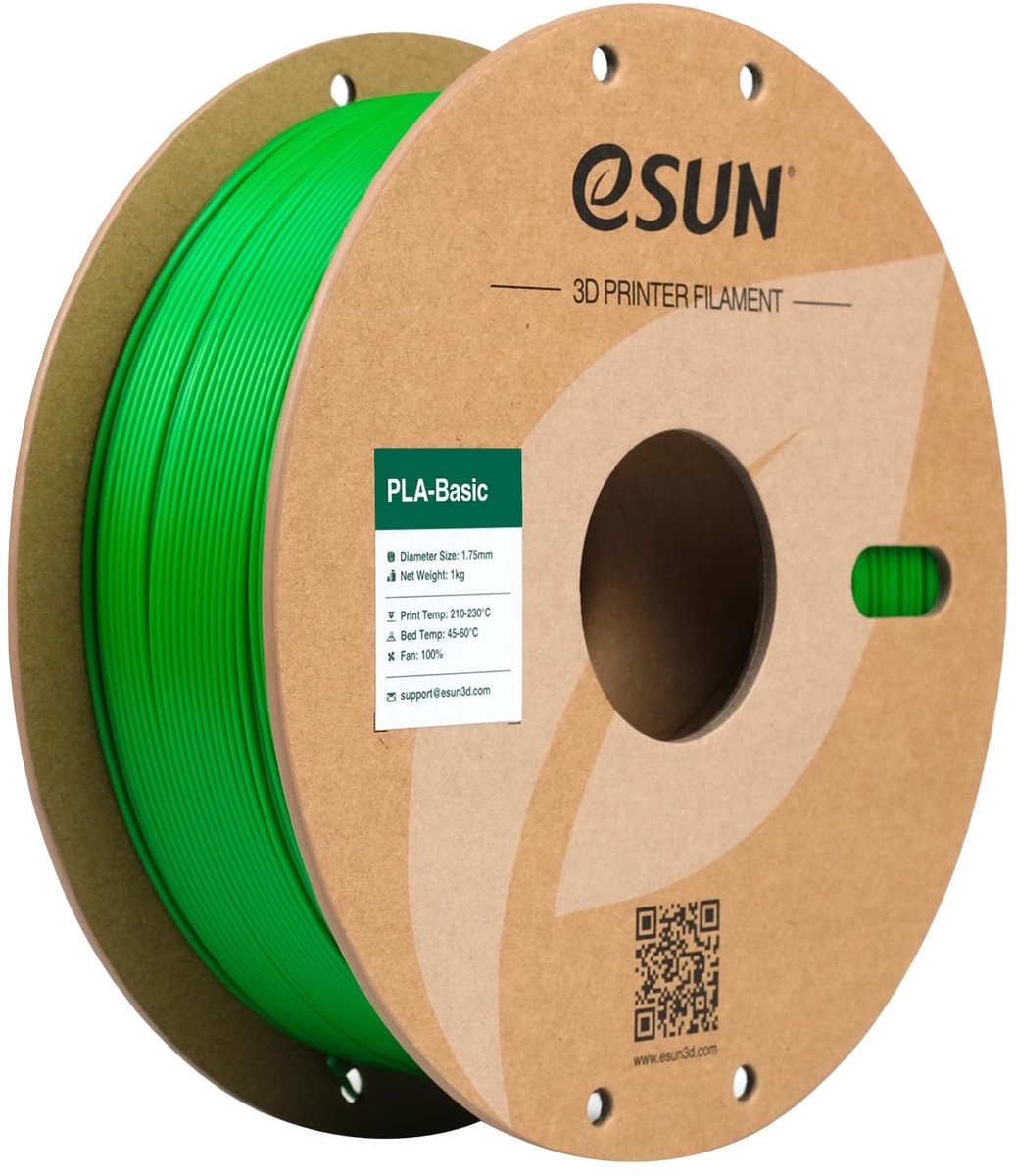 SnelShoppen - PLA Filament 1.75mm, 1kg Groen, Basis 3D Printer Filament, Milieu-vriendelijk, Ideaal voor Modelbouw en Creatieve Projecten
