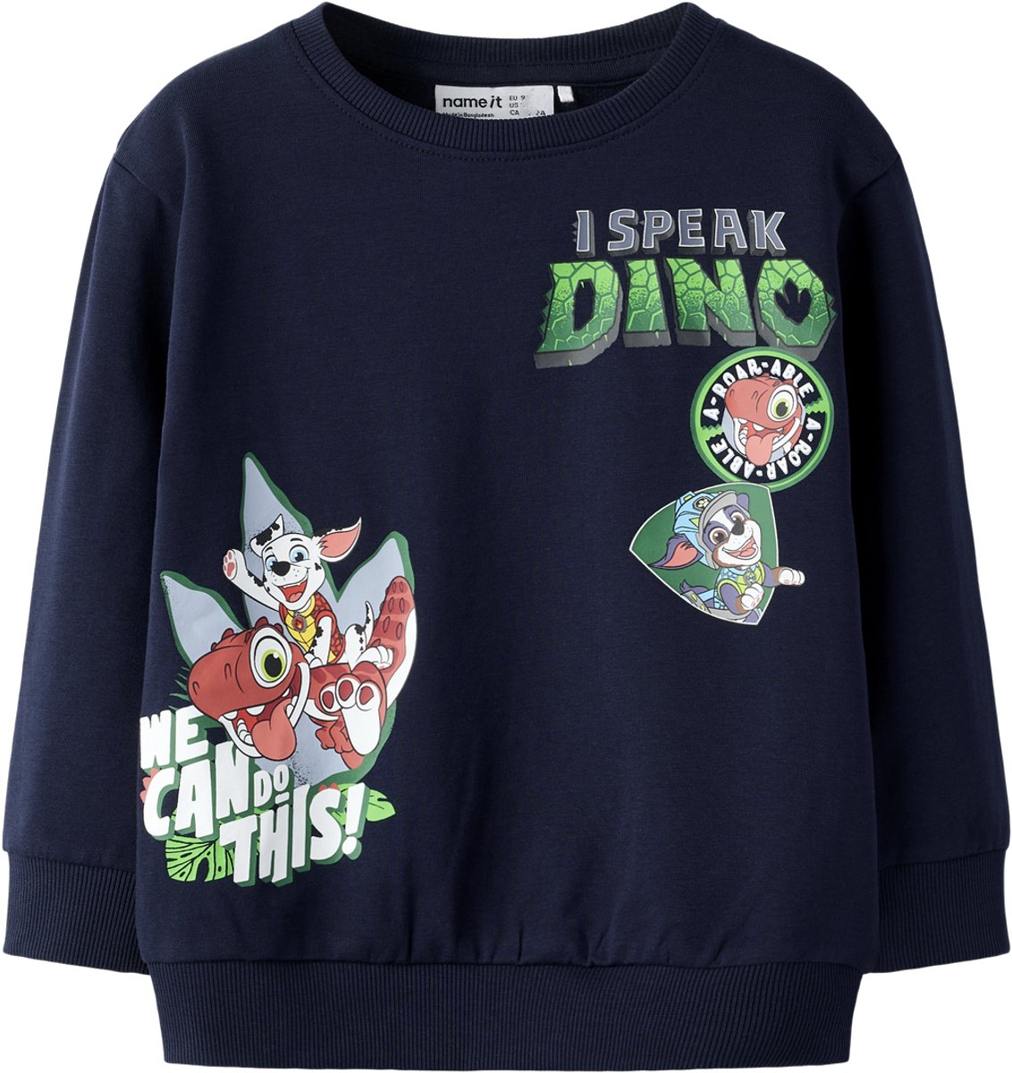 NAME IT- NMMJAK PAW NREG SWEAT UNB CPLGM - Jongens - Sweatshirt