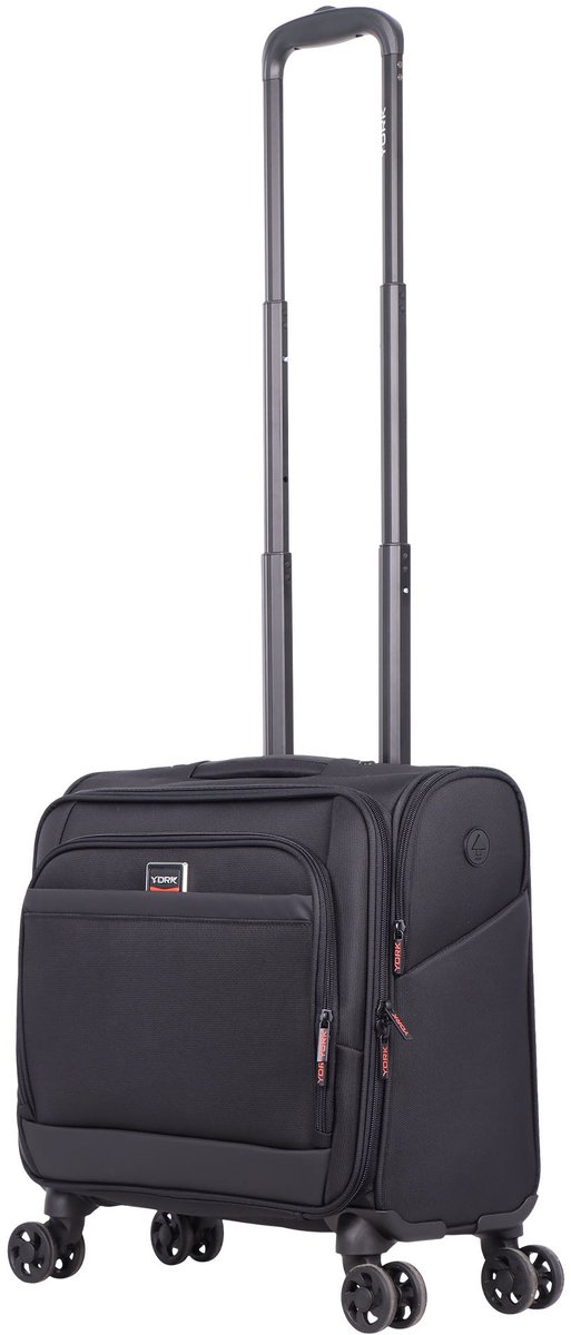 York Enterprise Zachte Businesskoffer 33,8L - Zwart - Zwart / Small