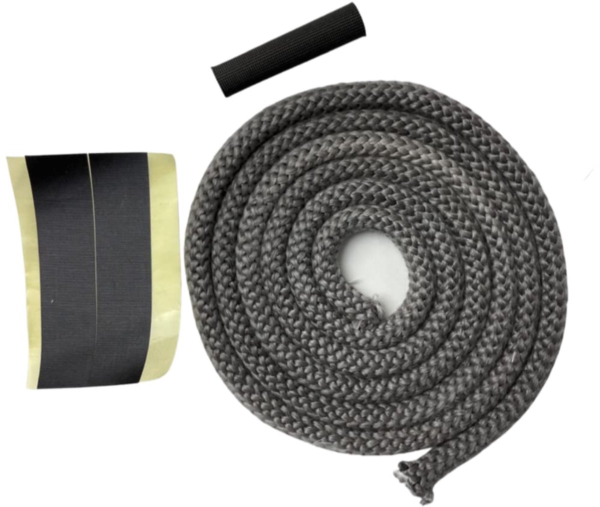 SnelShoppen - Kachel Deurafdichting 3m ø 12x12mm - Geschikt voor Taurus KF 108, Loft, Stratos, Orpheus, Yara - Hittebestendig, Onderhoudsvriendelijk,