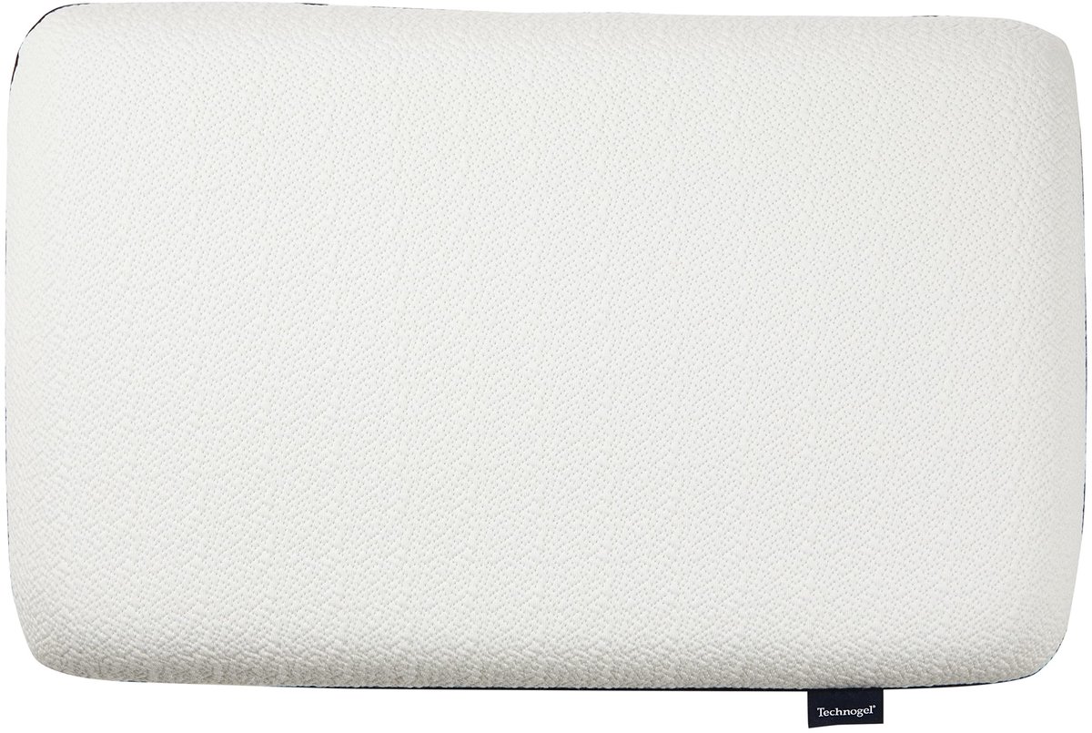 SnelShoppen - Orthopedisch Neksteun Hoofdkussen Deluxe 9 cm - Antibacterieel Gel Kussen voor Rug- en Zijslapers - Inclusief Kussensloop - Verkoelend C