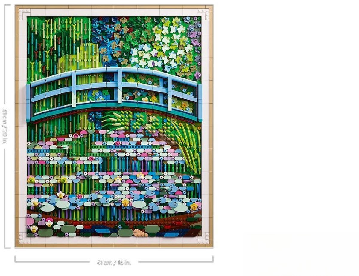 LEGO® Art Claude Monet – Brug over een Vijver met Waterlelies 31220 — cadeau in Spellen & Speelgoed - foto 6