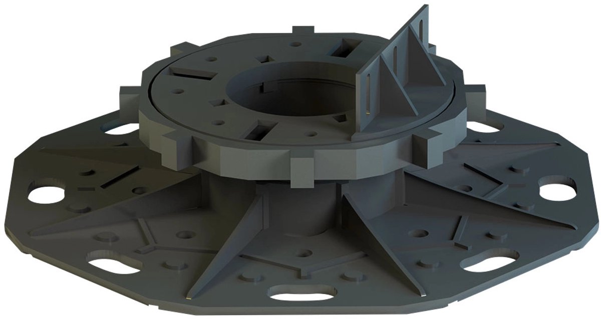 Terrasdragers voor vlonderplanken - Terrasdrager verstelbaar 11mm