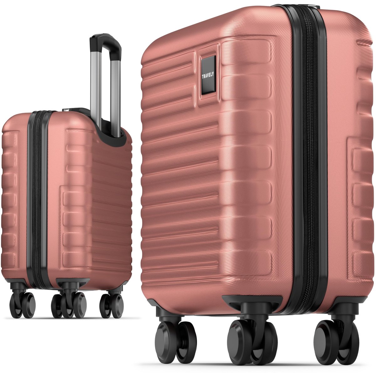 SnelShoppen - Travely Premium Handbagage 45x36x20cm - Perfect voor Ryanair, Lufthansa, Eurowings - Lichtgewicht, Duurzaam, Ruime Opbergruimte, Ideaal