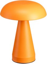 Luxus Europe - Tafellamp Touch Sofia Oranje - Draadloze LED Tafellamp Binnen - USB-C Oplaadbaar - Touchbediening - Dimbaar - 3 Lichtkleuren