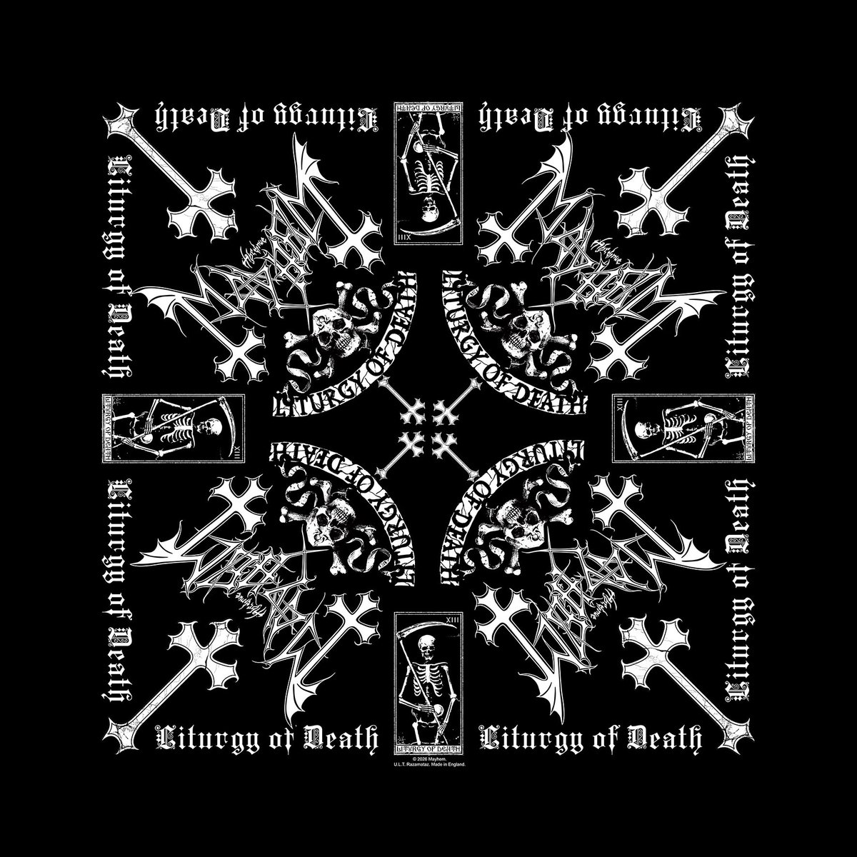 Mayhem - Skull Omega - Bandana