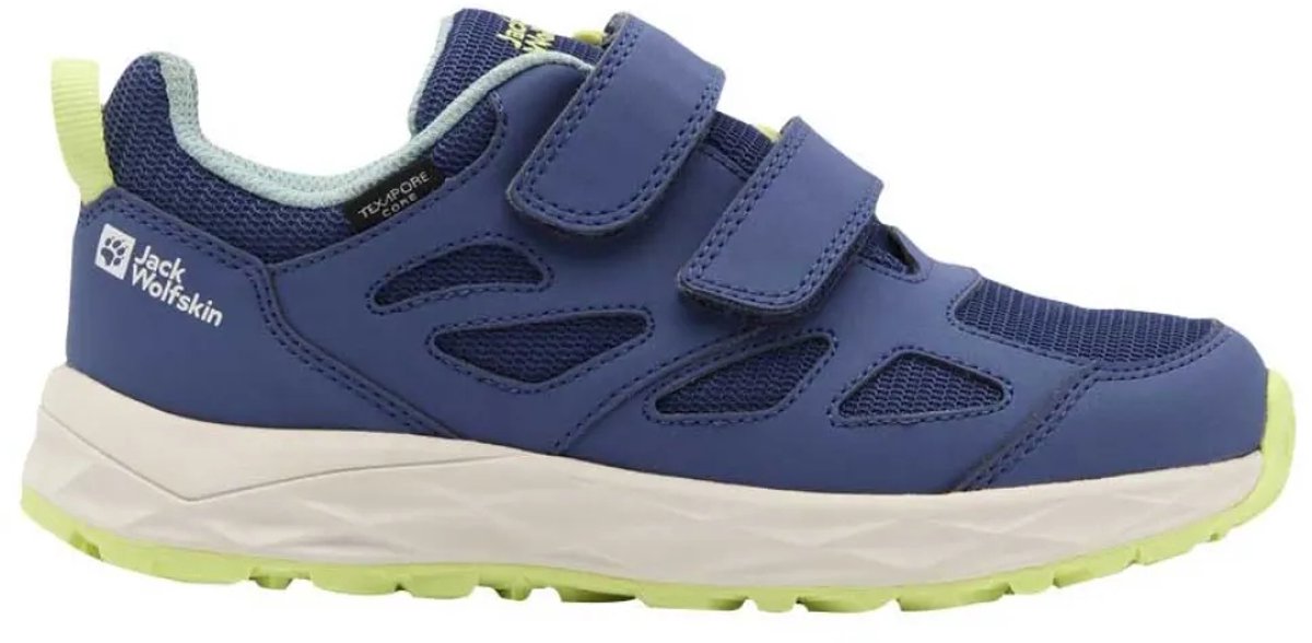 Jack Wolfskin Woodland 2 Texapore Mid Wandelschoenen Blauw EU 27 Kinderen