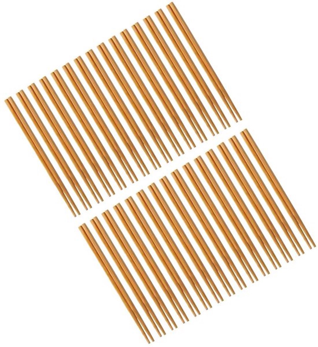 Eetstokjes Set 30 Paar - Houten Eetstokjes - Antislip Eetstokjes - Lichtgewicht Eetstokjes - Geschikt voor Noedels - Duurzaam en Herbruikbaar - Eetgerei