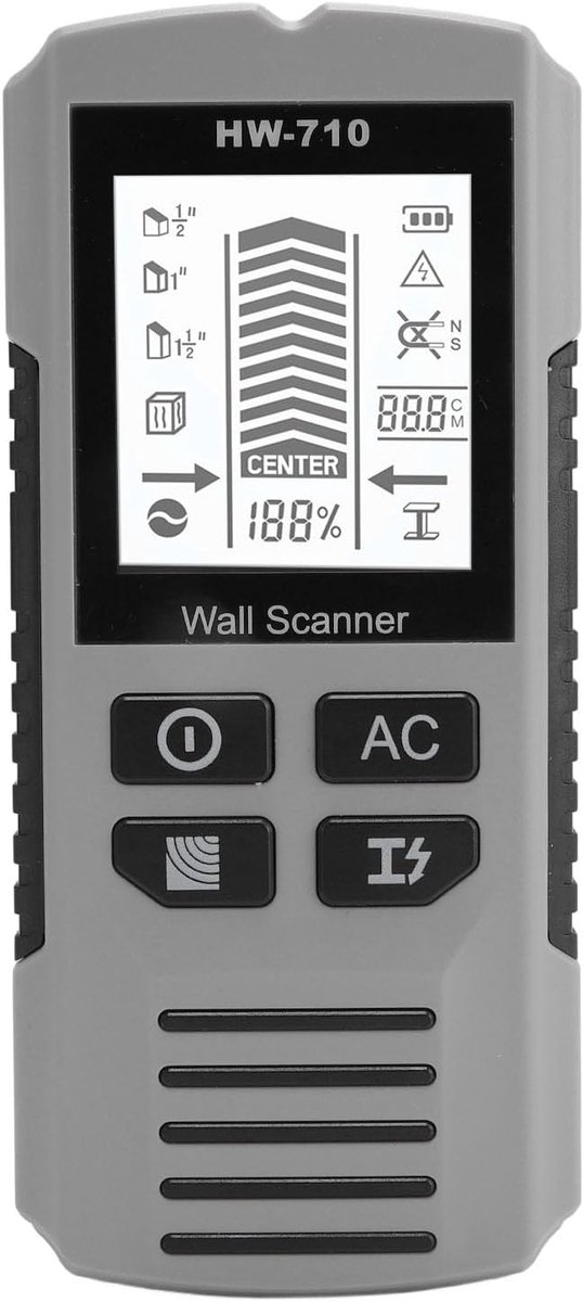 3-in-1 wanddetector - multifunctionele schroefdetector - LCD-display - ShopVlot
