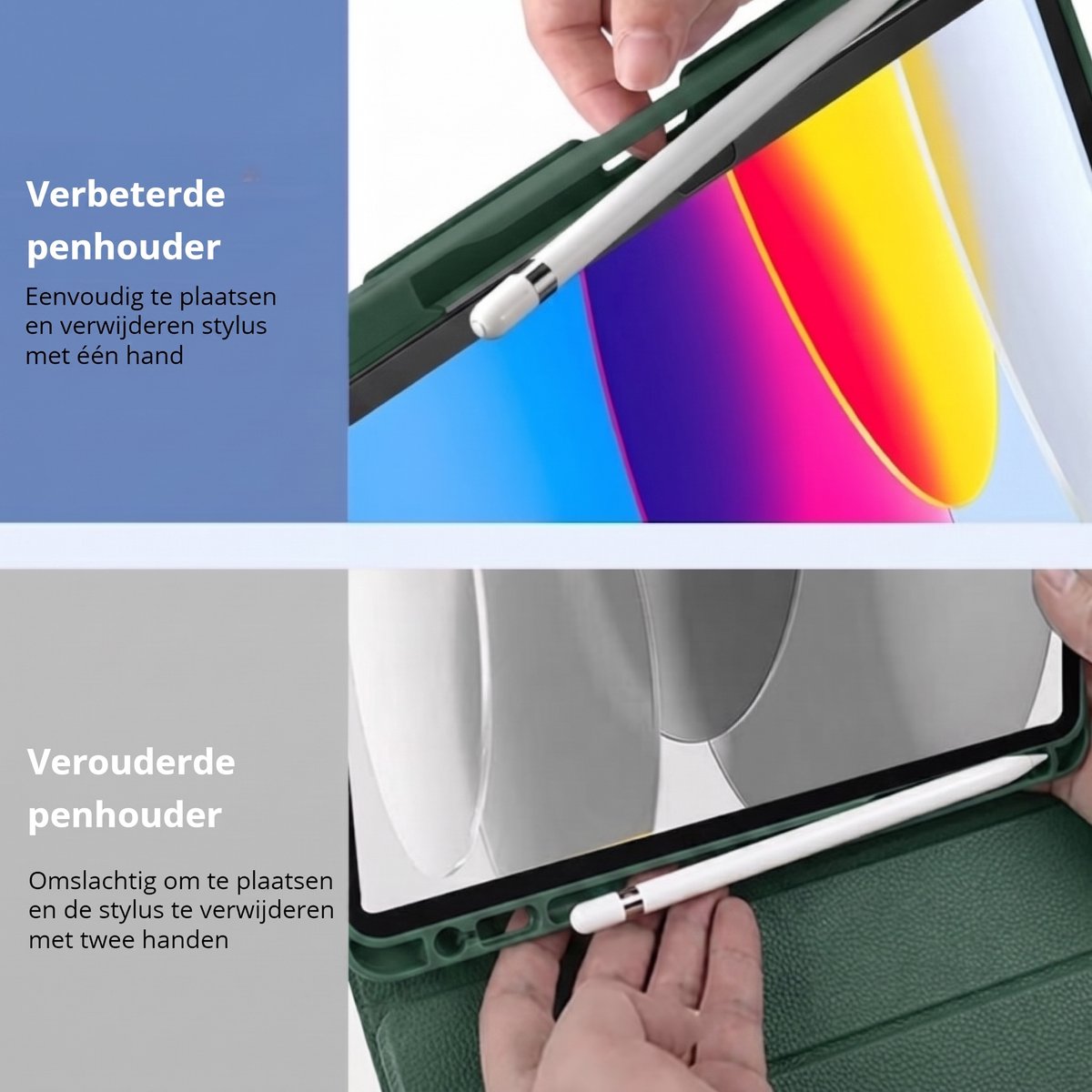 TRANSNECT - Tablet Toetsenbord Hoes - Geschikt voor Apple iPad 11 2025 A16 / iPad 10e generatie (2022) 10.9 inch - QWERTY Bluetooth Keyboard Bookcase - Groen — cadeau in Telefoon & Tablet - foto 8