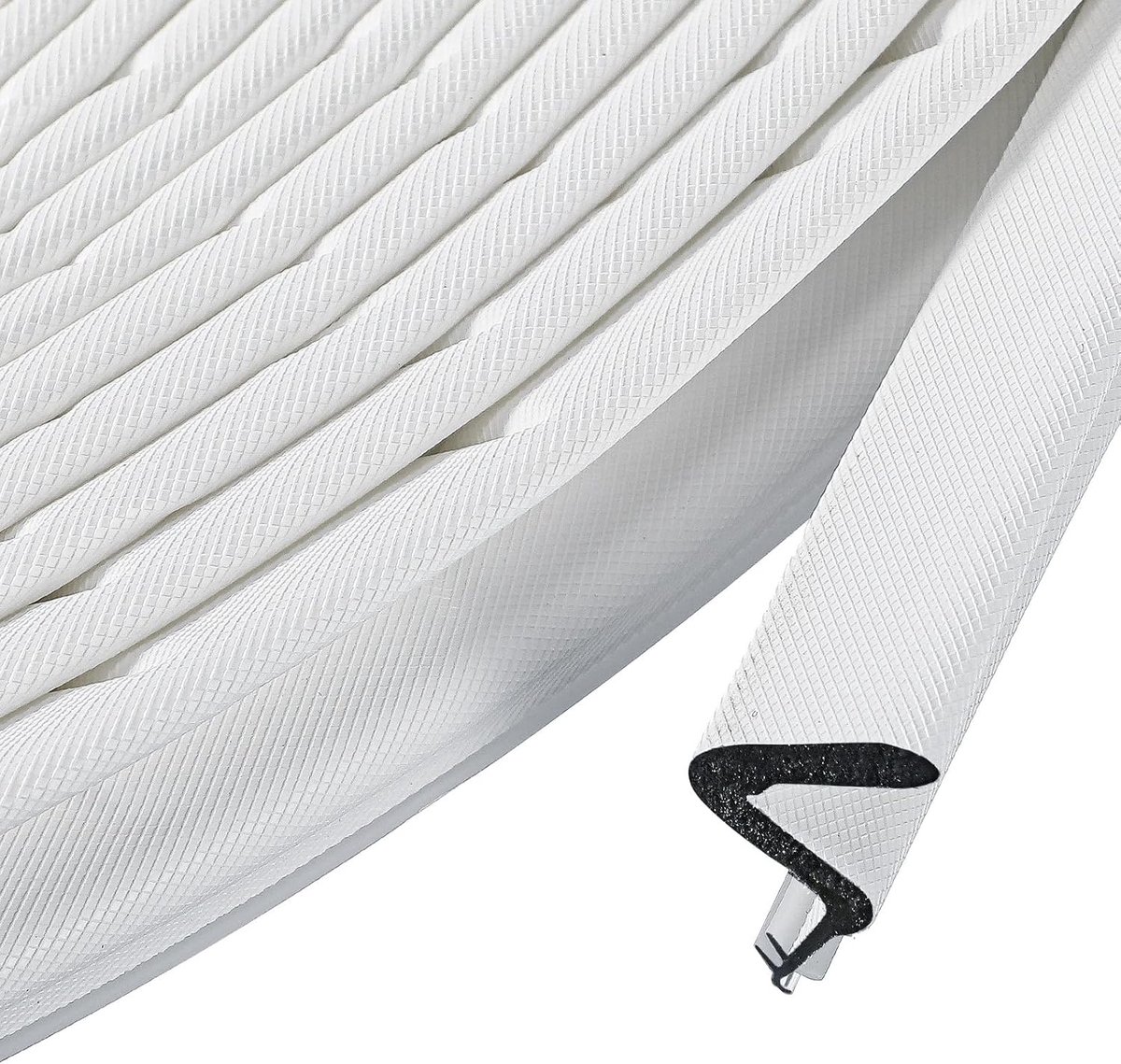 Tochtstrip Deur - 5 Meter - Zelfklevend Kerf-ontwerp - Deurrubber - Geluiddempend - Isolatie Rubber - Tochtwering Voordeur - Schuimrubber Afdichting - Vensterafdichting - Koudebescherming