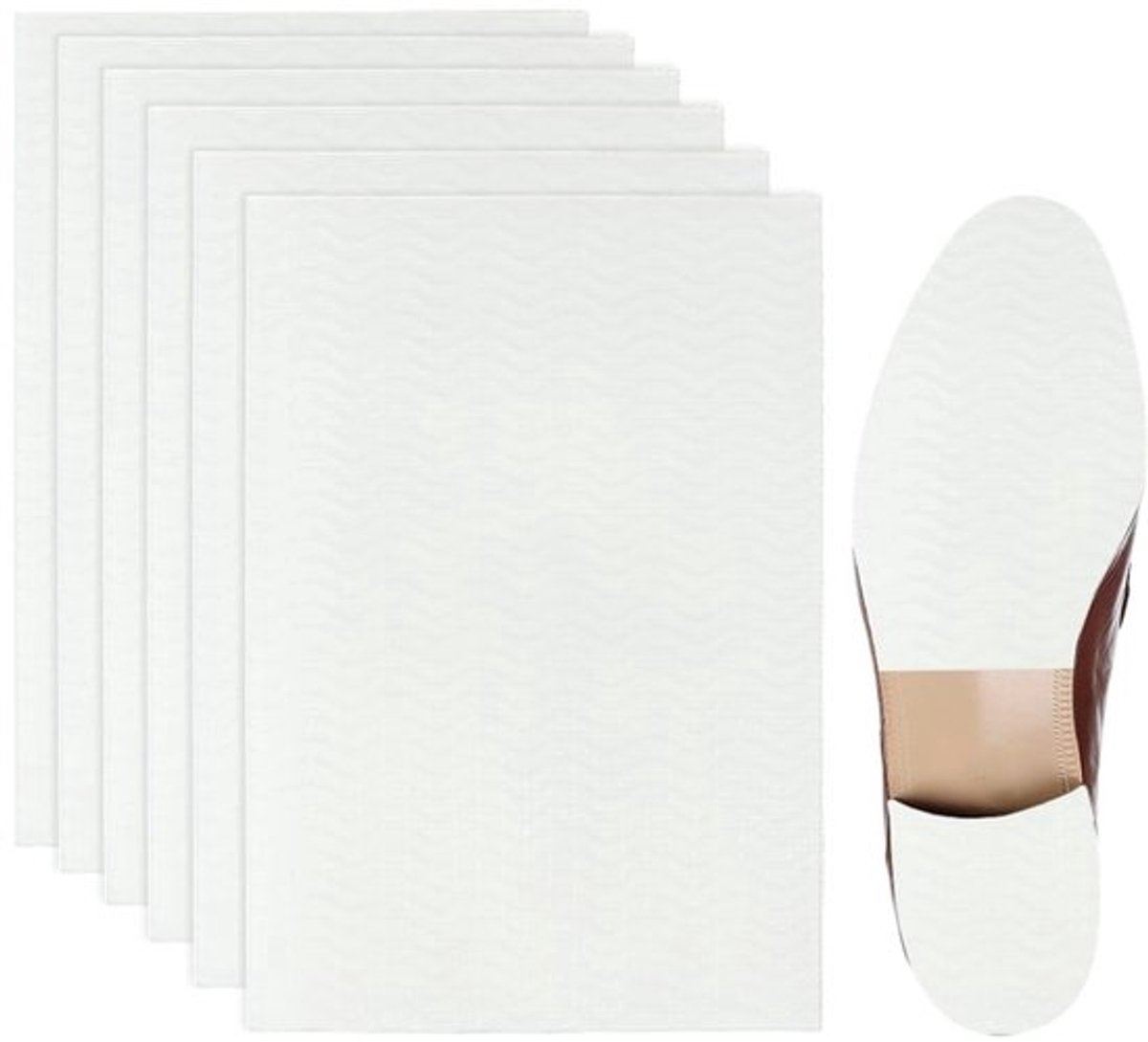 Schoenbodembeschermgrepen 6 stuks - Antislip Pads - Siliconen Stickers - Rechthoekige Bescherming - Zelfklevend - Duurzaam