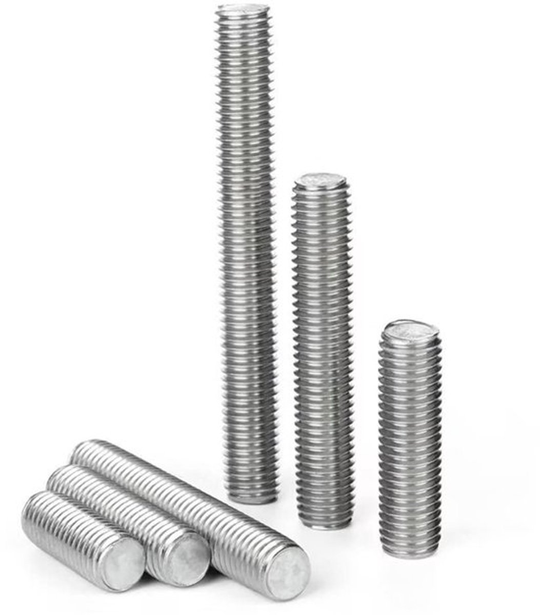 Rod Bar Studs Roestvrij Staal 304 - Draadstang - Ingepaste Staaf - Bevestiging - Ophanging - Duurzaam