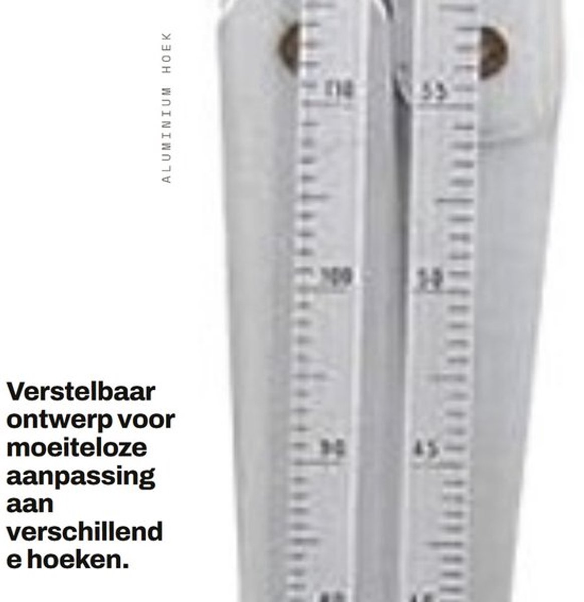 Hoekzoeker Aluminium - Digitale Hoekmeter - Verstelbare Winkelmeter - Draagbare Hoekmeter - Nauwkeurige Metingen - Vierzijdige Liniaal