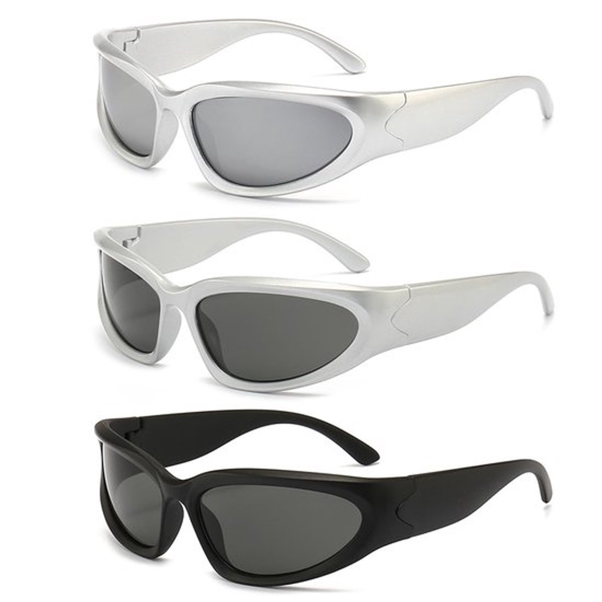 Zonnebril - Lichtgewicht - Gepolariseerd - Sportbril - UV400 Bescherming - Trendy Retro Design - Voor Heren/Dames