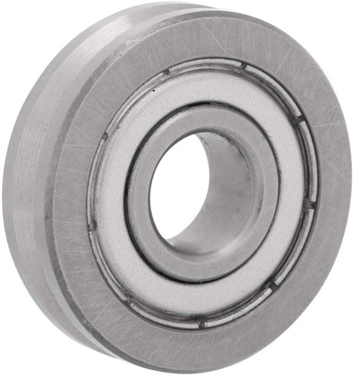 V-groove lager 10x30x8mm - roestvrij staal - hoge precisie - schokbestendig - lange levensduur - corrosiebestendig