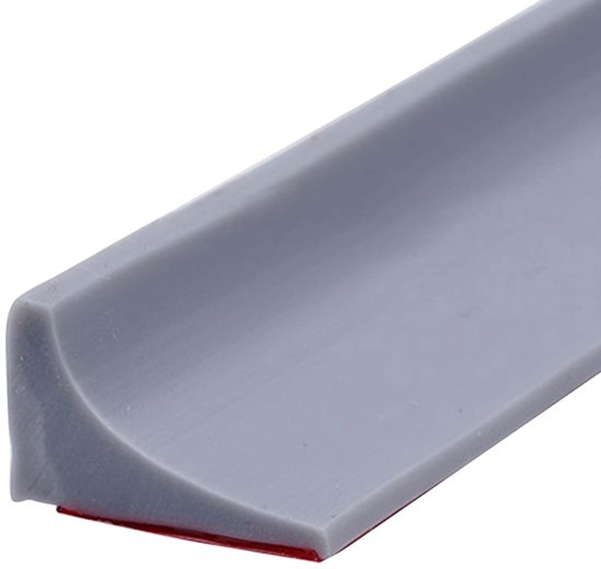 2M Siliconen douche voor waterbarrière, douchedeurafdichting, zelfklevende siliconen douche voor barrière, waterstop, drempel, droge en natte scheidingsstrips (grijs)