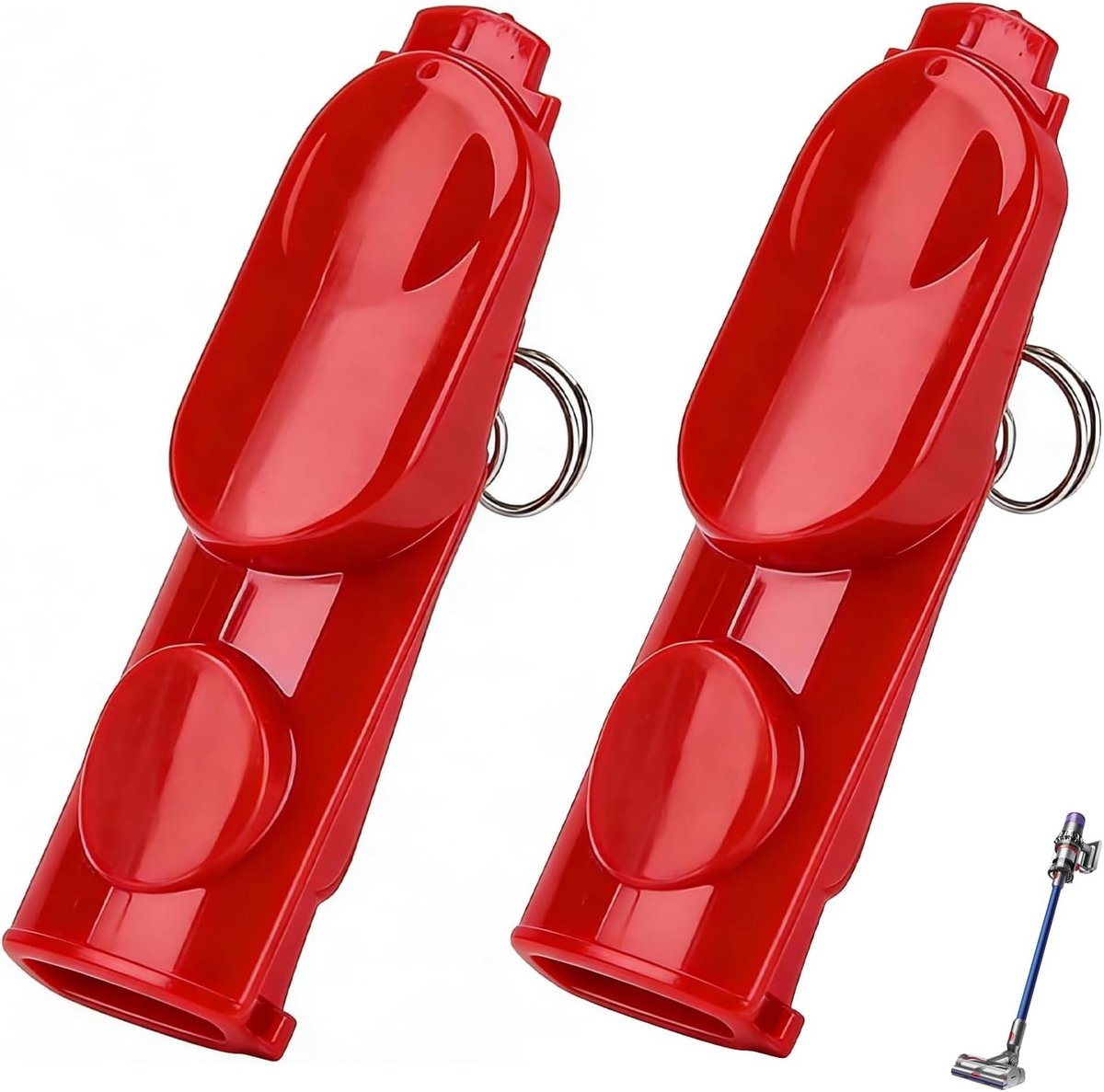 Set van 2 clip-lock knoppen met veer voor stofzuiger, vervangingsonderdelen voor diverse modellen, bevestigingsknoppen voor borstels, buizen en accessoires