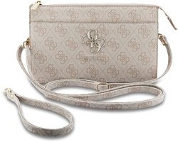 Guess PU 4G Metal Logo Handtas - Geschikt voor Smartphones - Roze
