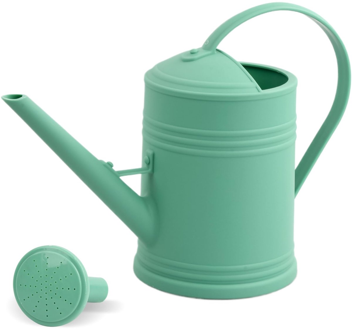 Allecto Plus - Kleine Gieter voor Planten Watergieter 2 Liter Lang Tuit Kunststof Verwisselbare Sproeier Planten Licht Watergieter Waterverstuiver Binnen Bewateringsfles (Groen)