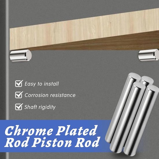 30 Stuks 5mm x 45mm Paspoortpennen, Roestvrijstalen Planksteunen, Cylindrische Pennen voor Meubels en Planken — afbeelding 3
