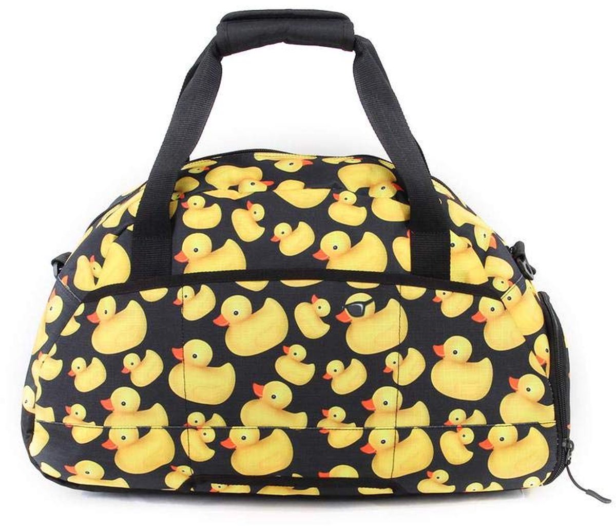 SnelShoppen - Oh My Pop! Cuac Uptown Sporttas Geel 51 x 28 cm, Inhoud 33,5 l, Sporttas Voor Sport, Weekendje Weg, Gym, Reizen, Handig en Ruim, One Siz