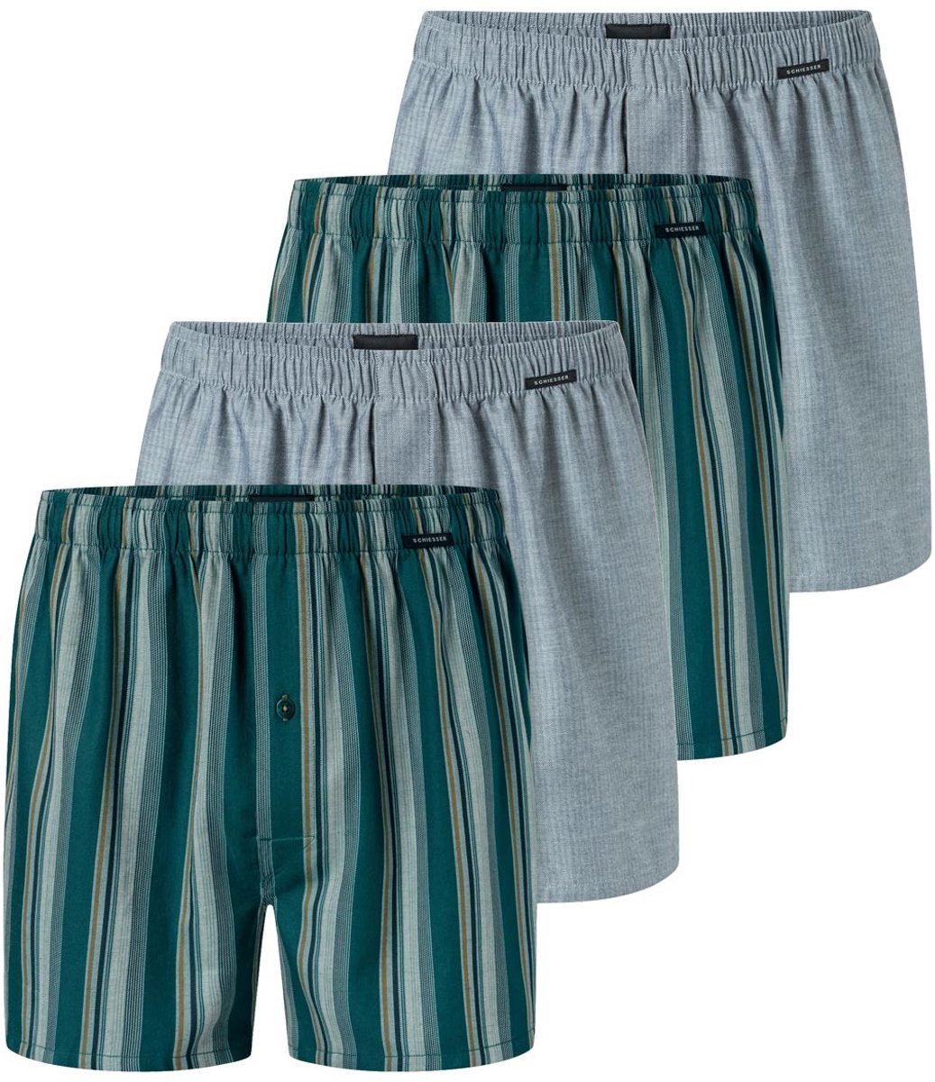 Schiesser Heren boxershort 4 pack Web