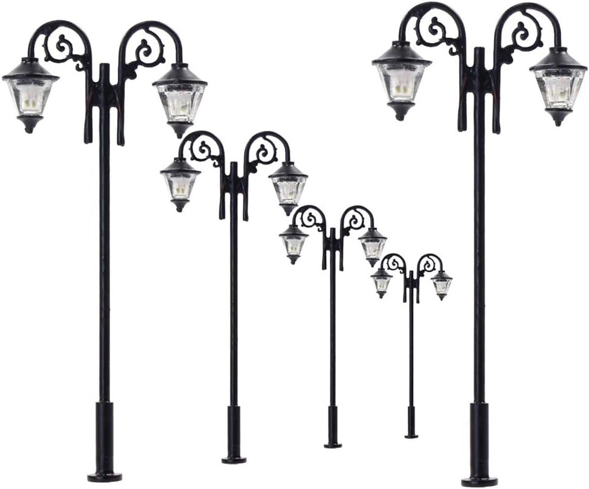 5 Stuks LED Lampen 66mm voor H0/00 Spoor en Straatverlichting - Energiezuinig en Duurzaam
