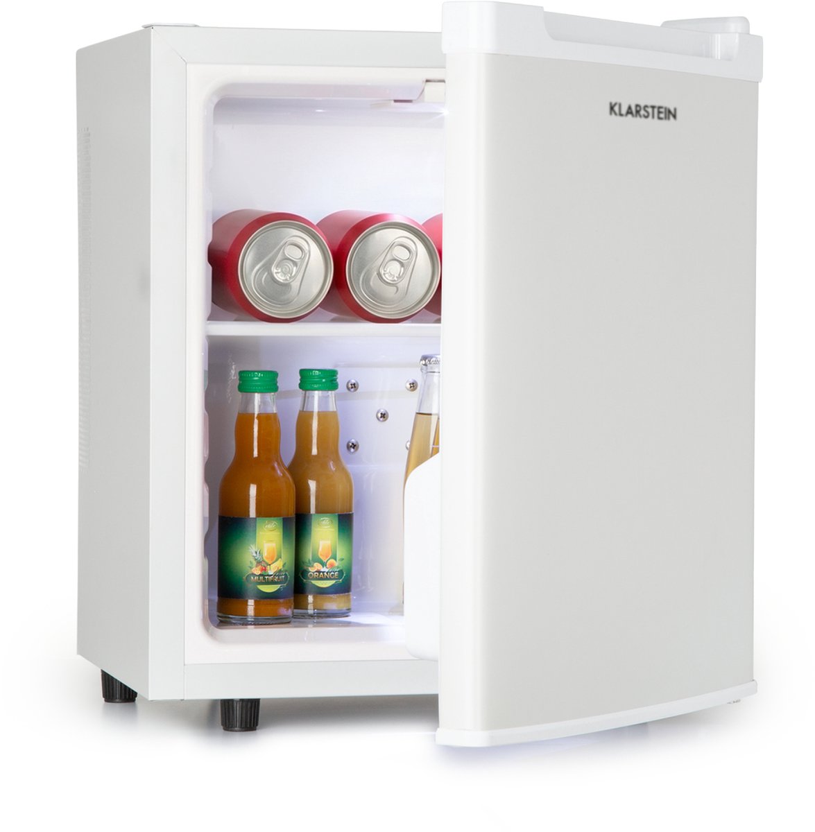Klarstein Minibar Mini Koelkast voor Kamer, 30 L Mini Koelkast voor Dranken, Snacks & Cosmetica, Kleine , Kleine en Stille Koelkast, Skincare Koelkast voor Kamer & Kantoor 5–15 °C - 23 dB - voor Slaapkamer - Compact Geruisloos
