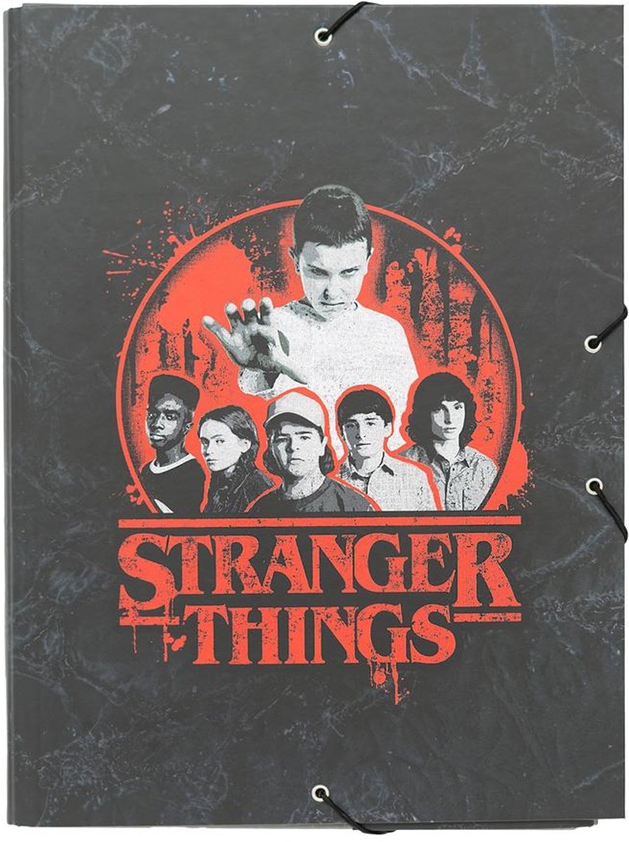 Grupo Erik Stranger Things - Flap Folder Elastomap - Multicolours