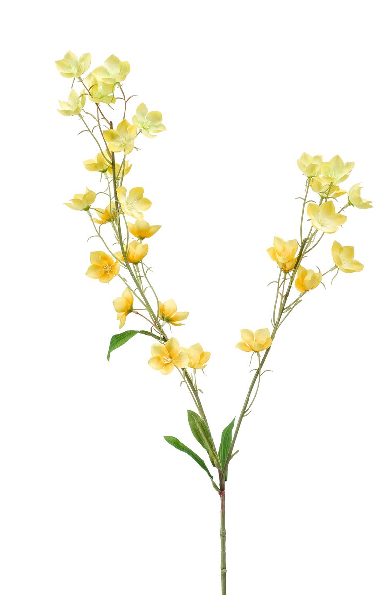 Emerald Kunstbloem Boterbloem 85cm geel - Kunstplant voor binnen