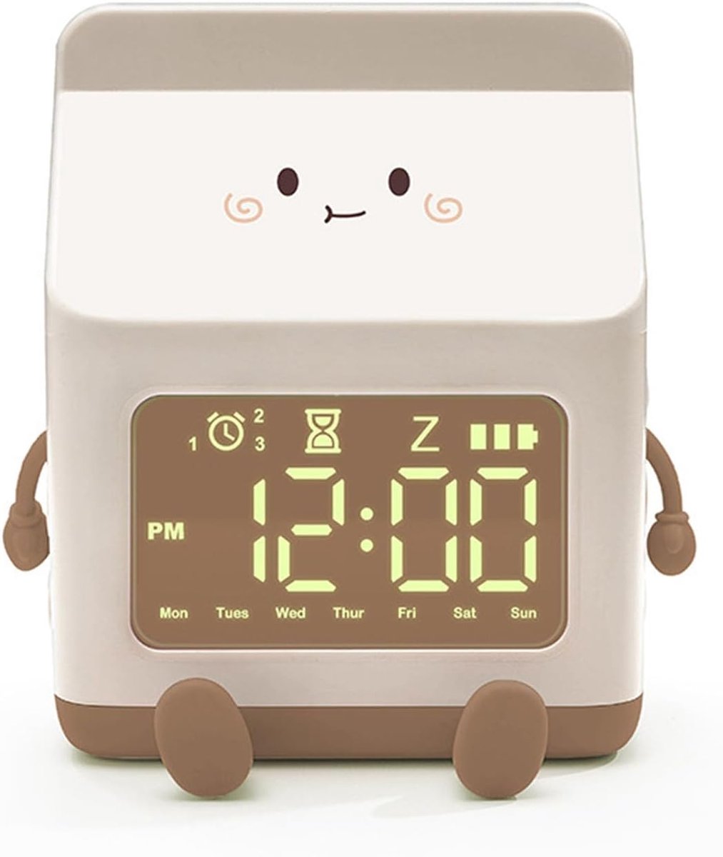 Digitale Wekker voor Kinderen - Schattig Ontwerp - Countdown Functie - Voor Tijdmanagement - ShopVlot