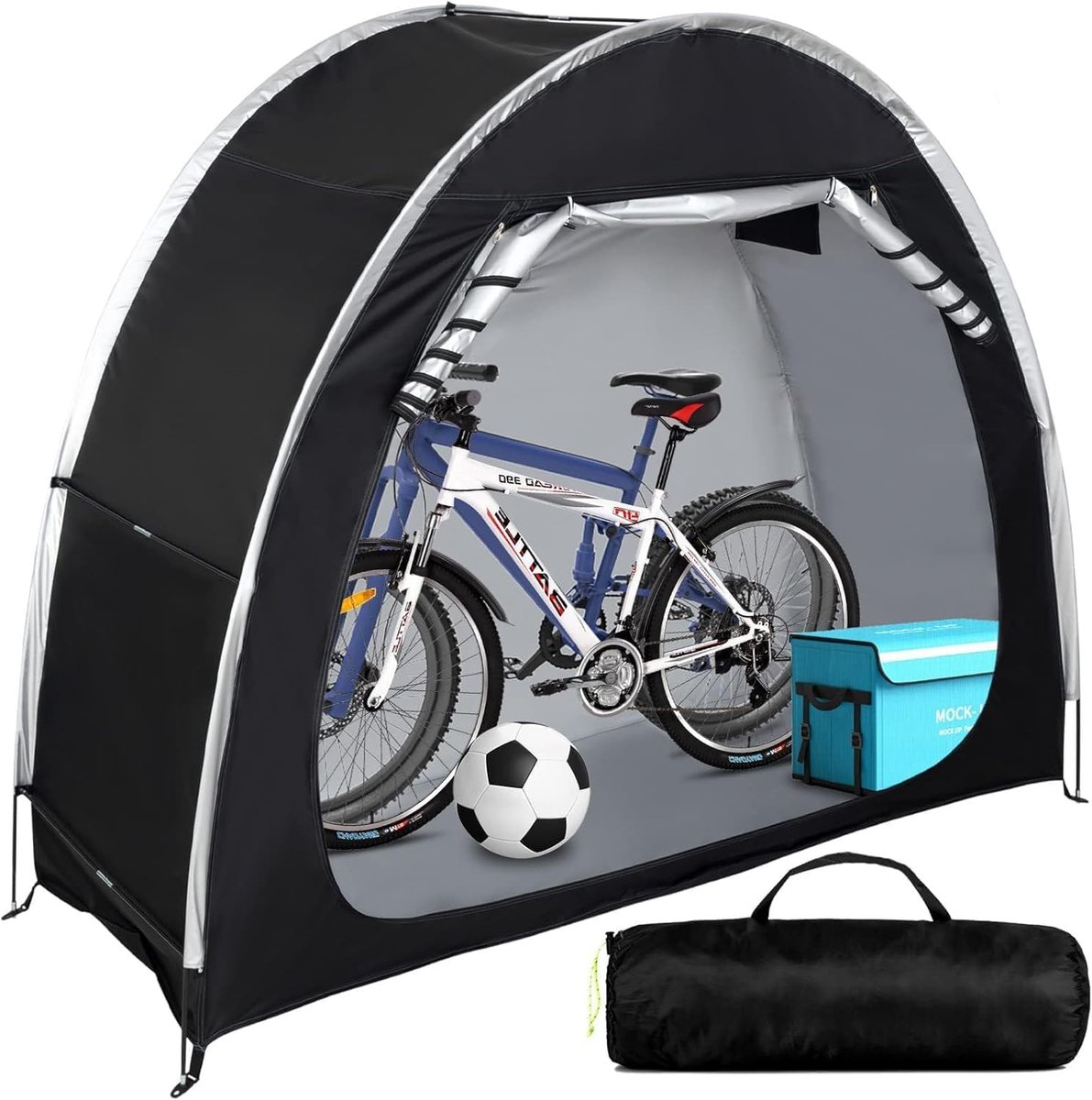 Fietstent opberg tent - 210D Oxford stof - waterdicht en duurzaam - beschermt tegen weer en vuil - ShopVlot