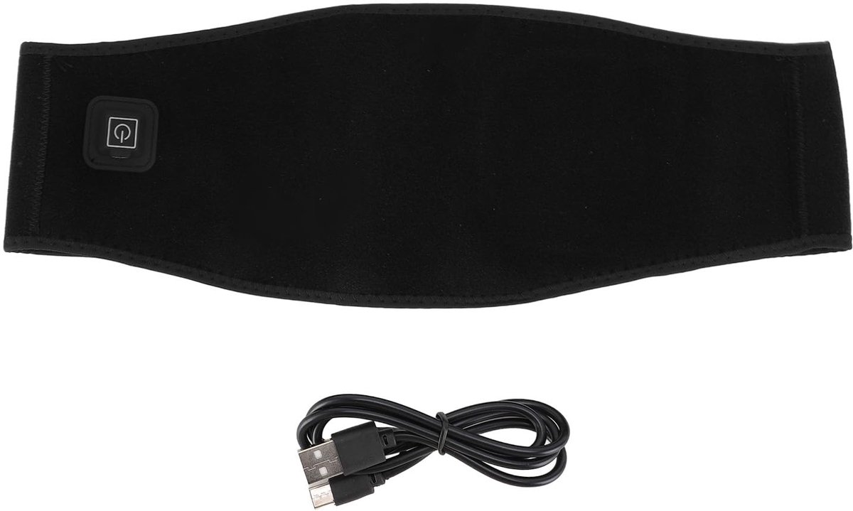 SnelShoppen - USB-verwarmingsgordel voor Onderrug met Drie Temperatuurinstellingen, Grote Klittenbandriemen, Ideaal voor Winter, Verwarmde Omslagdoek