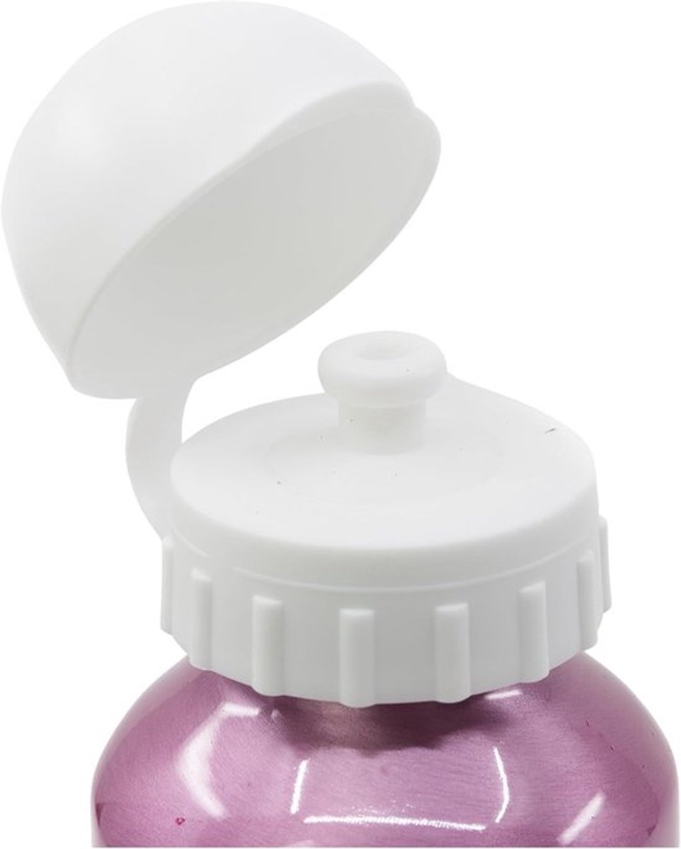 Thijox - Aluminium drinkfles voor kinderen - Herbruikbare waterfles 400 ml - Eenhoorns en Regenboog - Veilig, Slijtvaste Drinktuit - Ideaal voor Schoo