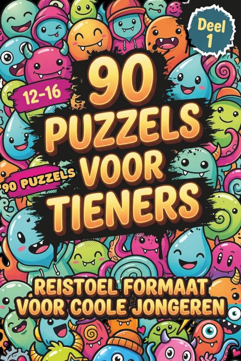 Thijox - Puzzelboek voor Tieners | Activiteitenboek met +90 Spelletjes | Kruiswoordpuzzels, Sudoku's, Woordzoekers, Doolhoven en meer voor Slimme Tien