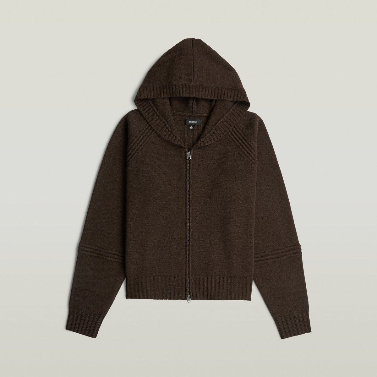 G-Star Heavy moto cardi wmn Dames Coltruien Coffee Bean