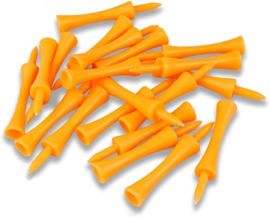 Plastic Golf Tees 70MM - 100 Stuks - Duurzame 2 3/4" Lange Tee voor Precisie en Stabiliteit — afbeelding 4