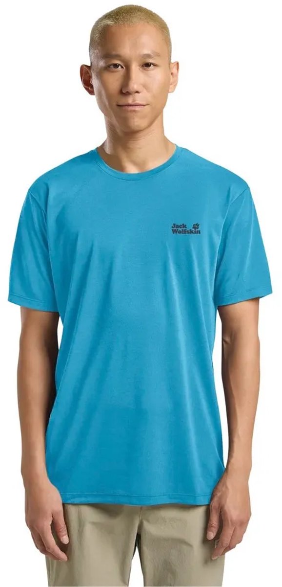 Jack Wolfskin Vonnan Graphic T-shirt Met Korte Mouwen Blauw M Man