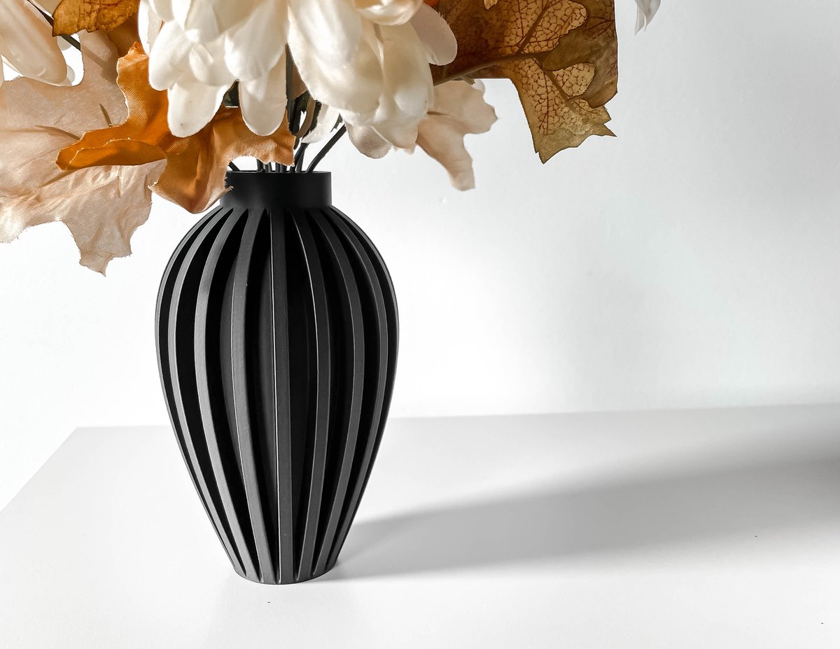 Skushy Vaas Busen - Geschikt voor Bouwbloemen - Japandi Designvaas voor Droogbloemen en Kunstbloemen - Sculpturale Decoratieve Vaas - Moderne Woondecoratie