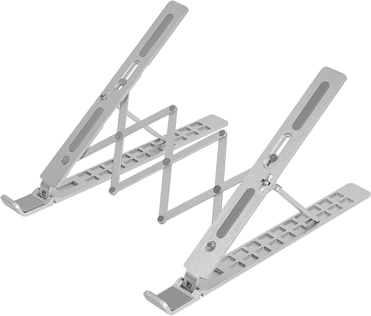 SnelShoppen - Audio Mixer Stand voor Thuis Studio Mixer Controller - Ergonomisch, Stabiel, Zilver - Perfect voor Opnames en Mixen