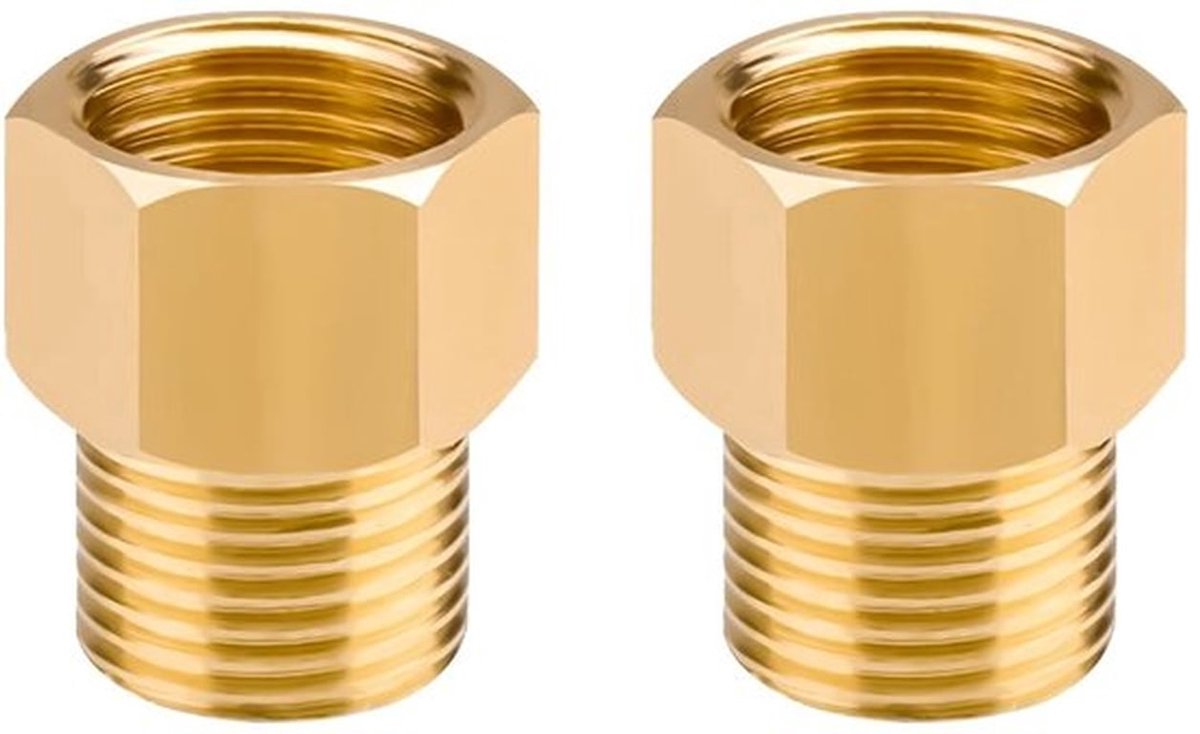Gas Hose Fittings - Gas Adapter - Veilig en Betrouwbaar - Geel - Aansluiting - Ideaal voor