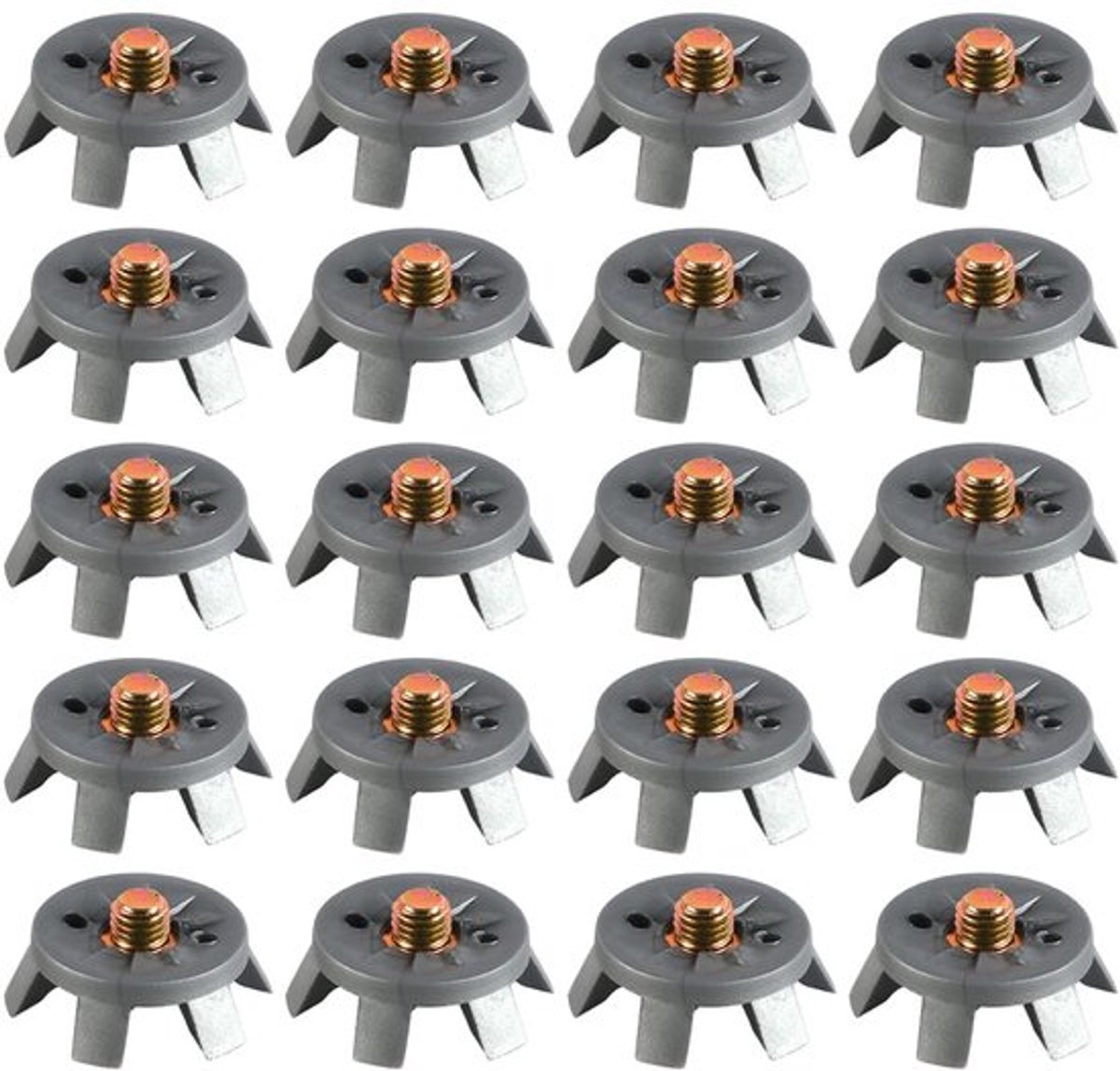 Golfnoppen 20 Stuks - Verwisselbare Spikes - Antislip - Lichtgewicht - Verbeterde Stabiliteit - Geschikt voor Golfbanen - Golfspikes