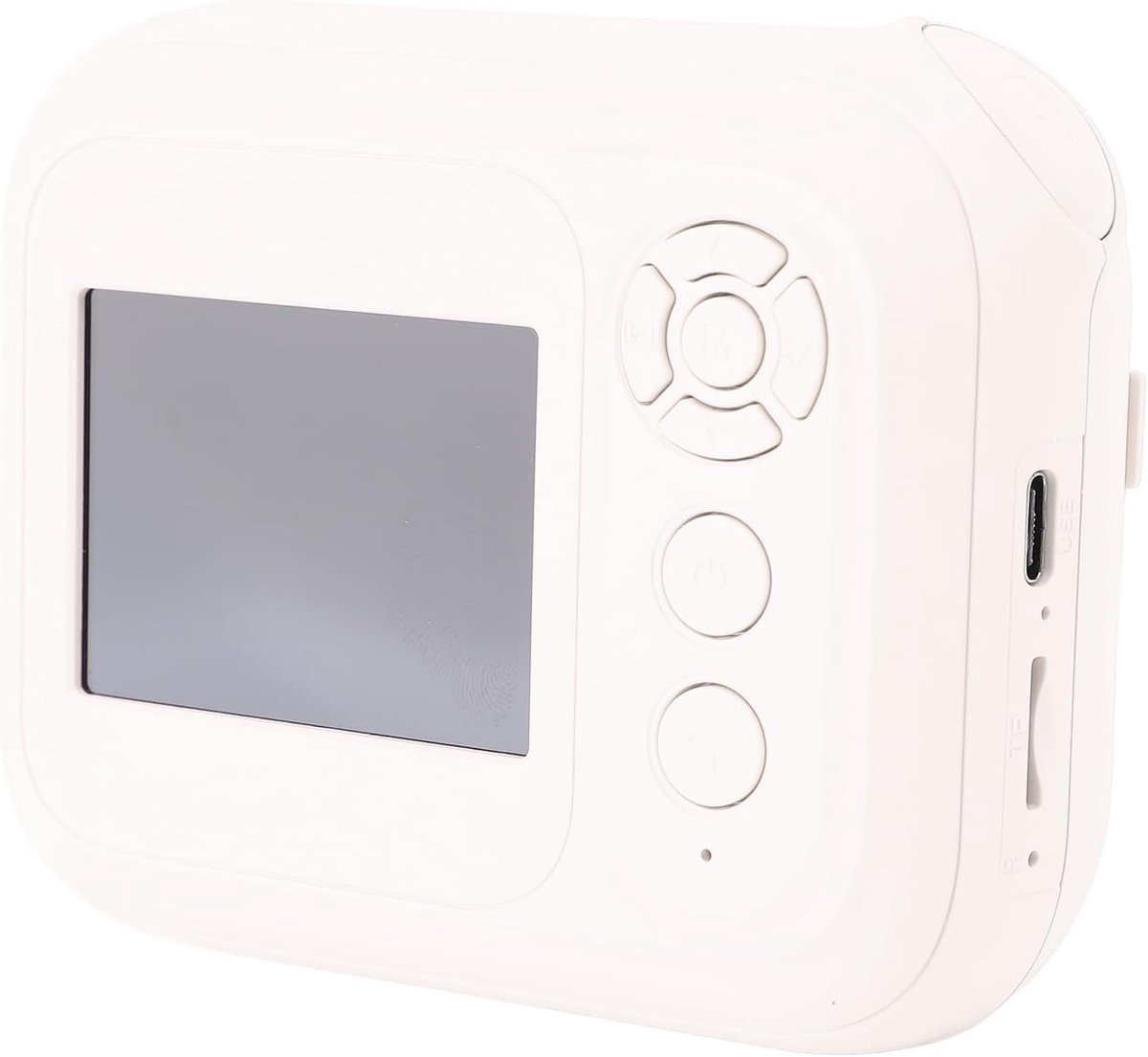 SnelShoppen - 48MP Digitale Camera met Directe Foto Afdrukken | 1080P HD Camera met 6x Zoom en MP3 Spel voor Verjaardagscadeaus (Beige)