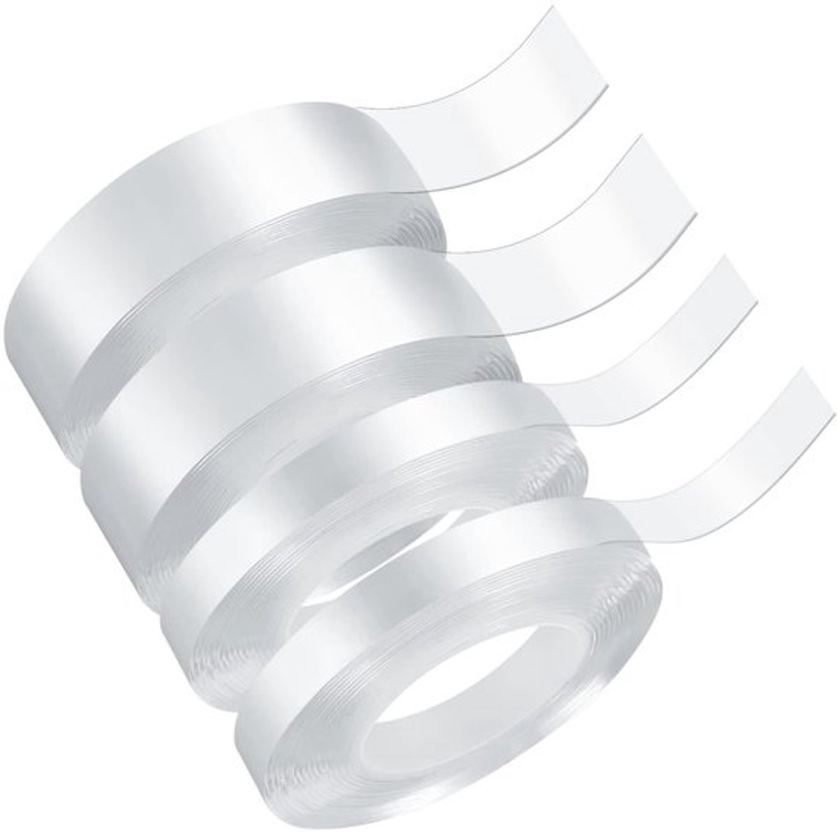 Dubbelzijdig Tape Extra Sterk - Antislip Tape - Transparant Nano Tape - Herbruikbaar - Verwijderbaar - 1cm x 3m / 2cm x 3m