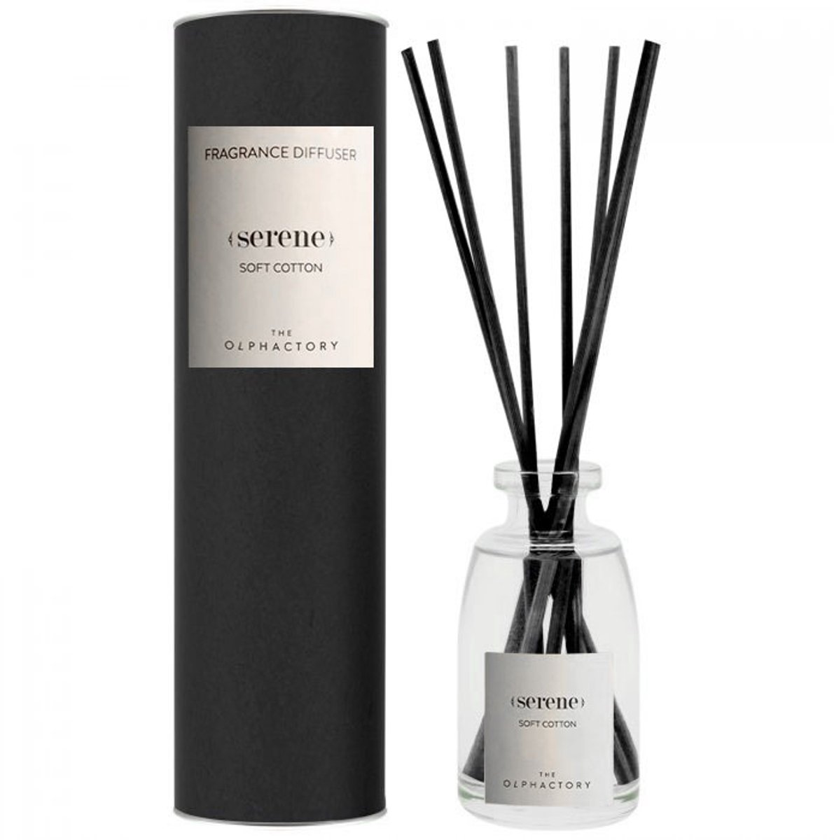 The Olphactory - Luxe Geurstokjes | Reed Diffuser 'Serene' Soft Cotton 100 ml
