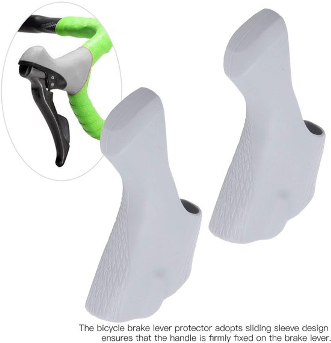 Remkappen Ergonomisch Ontwerp - 1 Paar Fiets Remhendel Mouwen - Siliconen Waterdicht - Antislip - Duurzaam - Trillingsabsorberend - Remhandgrepen