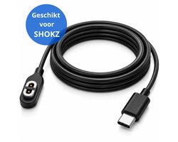 Twenty4seven® Câble de charge - Compatible avec Shokz OpenRun / Pro / Pro Mini / Mini - AfterShokz Aeropex AS800 / AS810 / AS803 / ASC100SG - Câble OpenComm ASC100 - 1 mètre & Chargeur USB C