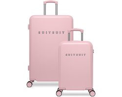 Top 10 Koffersets 2026: SUITSUIT Evolution kofferset 2-delig, Powder Pink