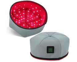 Lifero Laser Haargroei Helm - Infraroodlamp - Red Light Therapy - Muts - Cap - Rood Licht Therapie - Laserhelm Mannen en Vrouwen